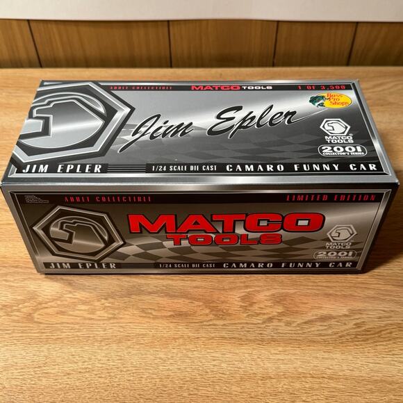 Racing Jim Epler Bass Pro Shops 2001 Chevy Camaro NHRA Funny Car‎ Diecast NIB - Picture 1 of 8
